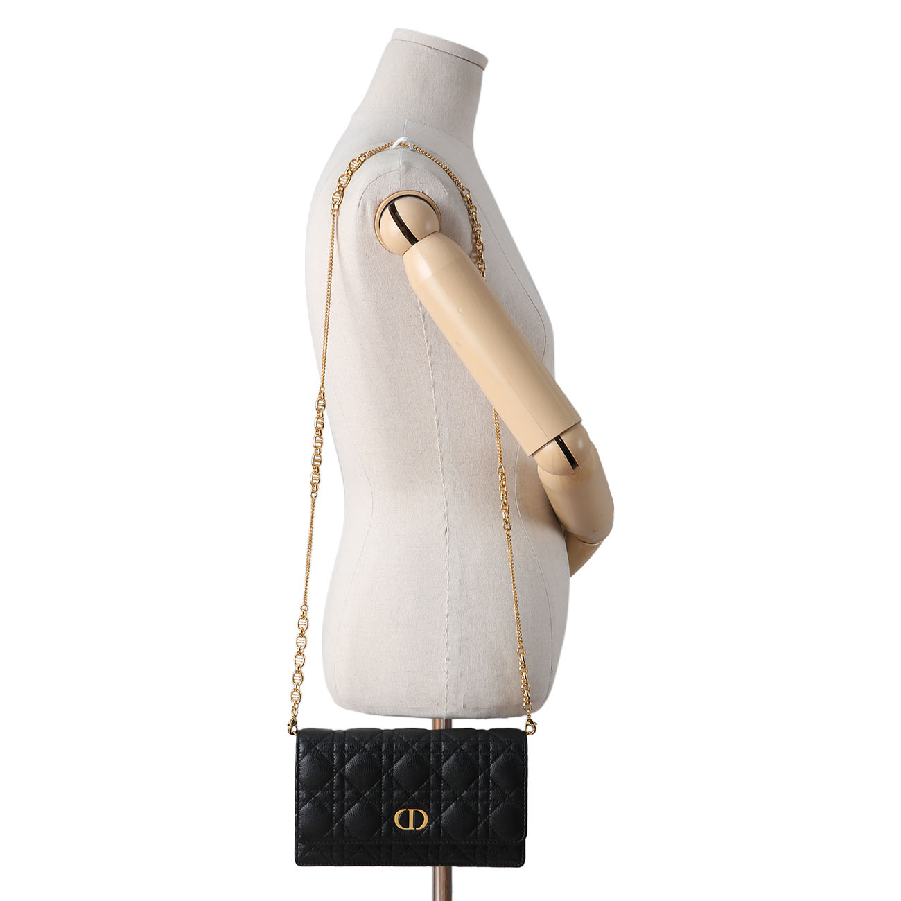 CHRISTIAN DIOR(USED)크리스찬디올 카로 파우치겸 체인 크로스백